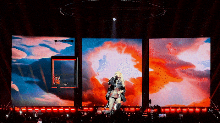 Madonna Celebration Tour, animated image 095. Content direction by Sasha Kasiuha.