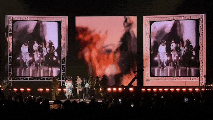 Madonna Celebration Tour, animated image 085. Content direction by Sasha Kasiuha.