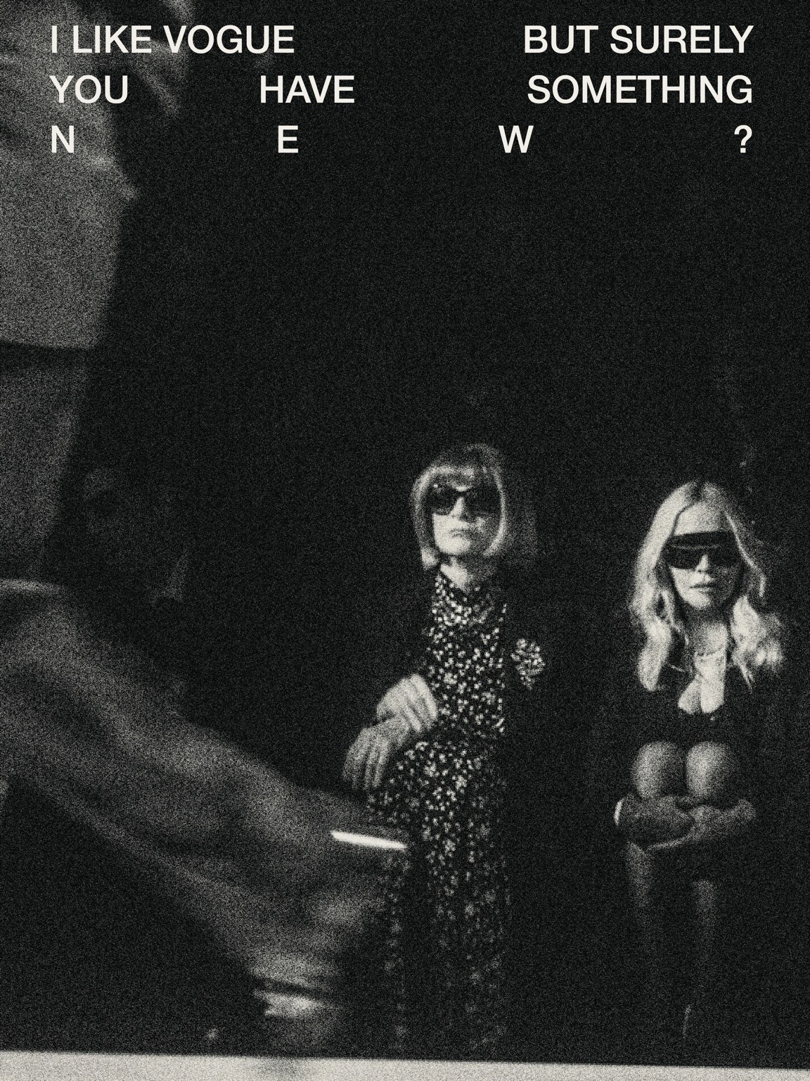 Dialogue artwork: Anna asks Madonna whether she has something new.
