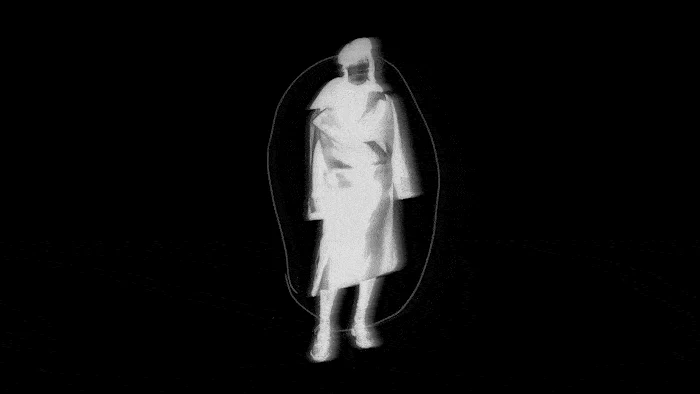 Maison Margiela Nighthawk, animated film still 016. Film directed by Sasha Kasiuha. Creative direction by John Galliano.