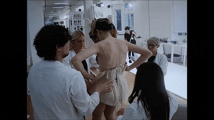 Maison Margiela Nighthawk, animated film still 045. Film directed by Sasha Kasiuha. Creative direction by John Galliano.