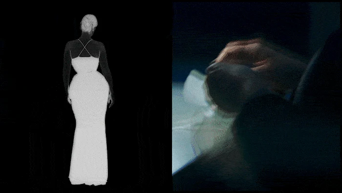 Maison Margiela Nighthawk, animated film still 059. Film directed by Sasha Kasiuha. Creative direction by John Galliano.