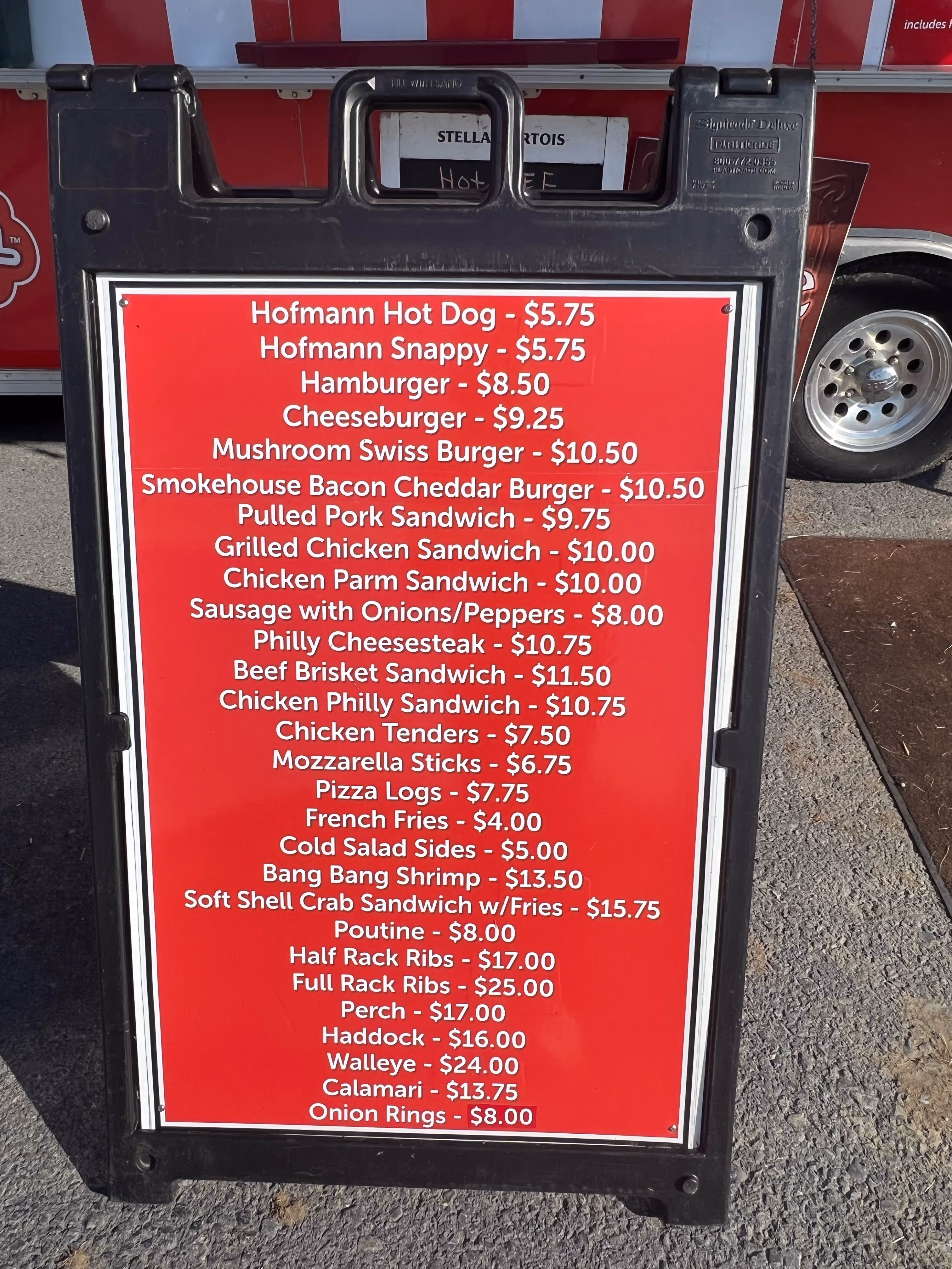 Johnny D's Menu