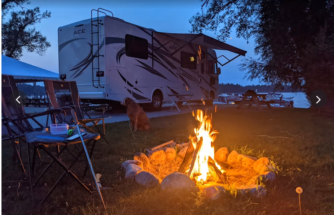 Firepit at campside