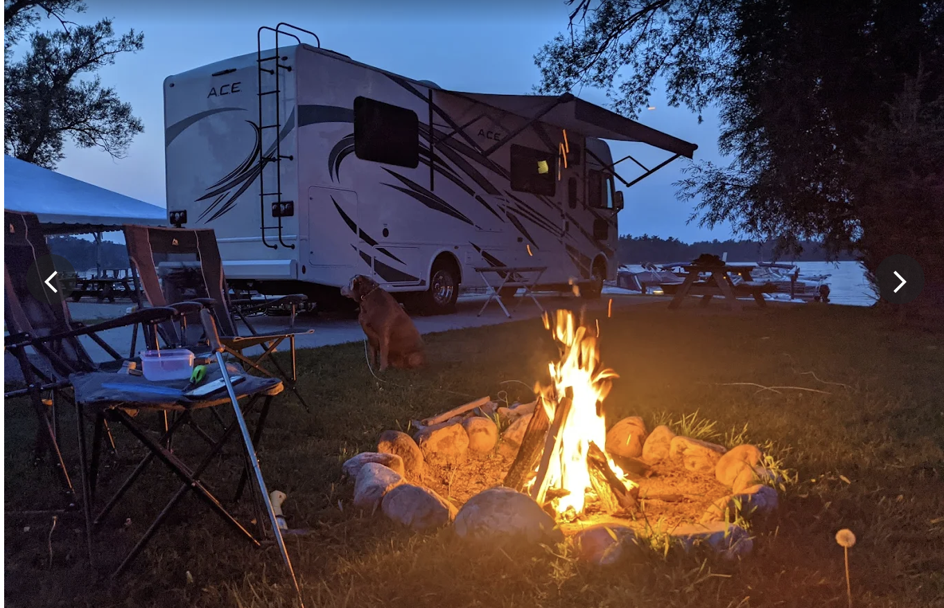Firepit at campside