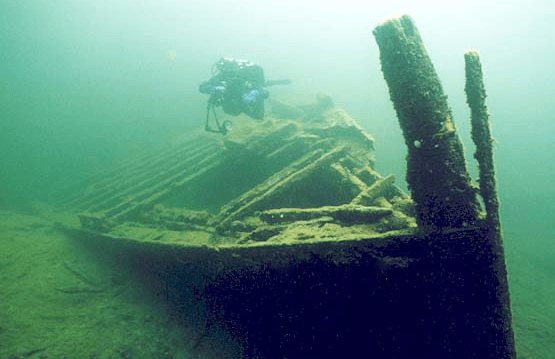 Diving in the St. Lawrence River