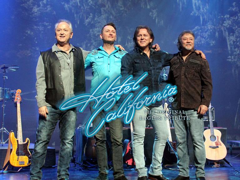 Hotel California live at Clayton Opera House, June 2025: Eagles tribute band performing legendary hits.