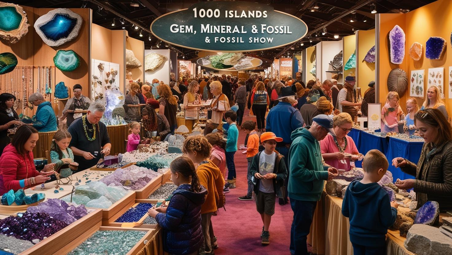 1000 Islands Gem, Mineral & Fossil Show 2025: Explore unique gems, minerals, and fossils.