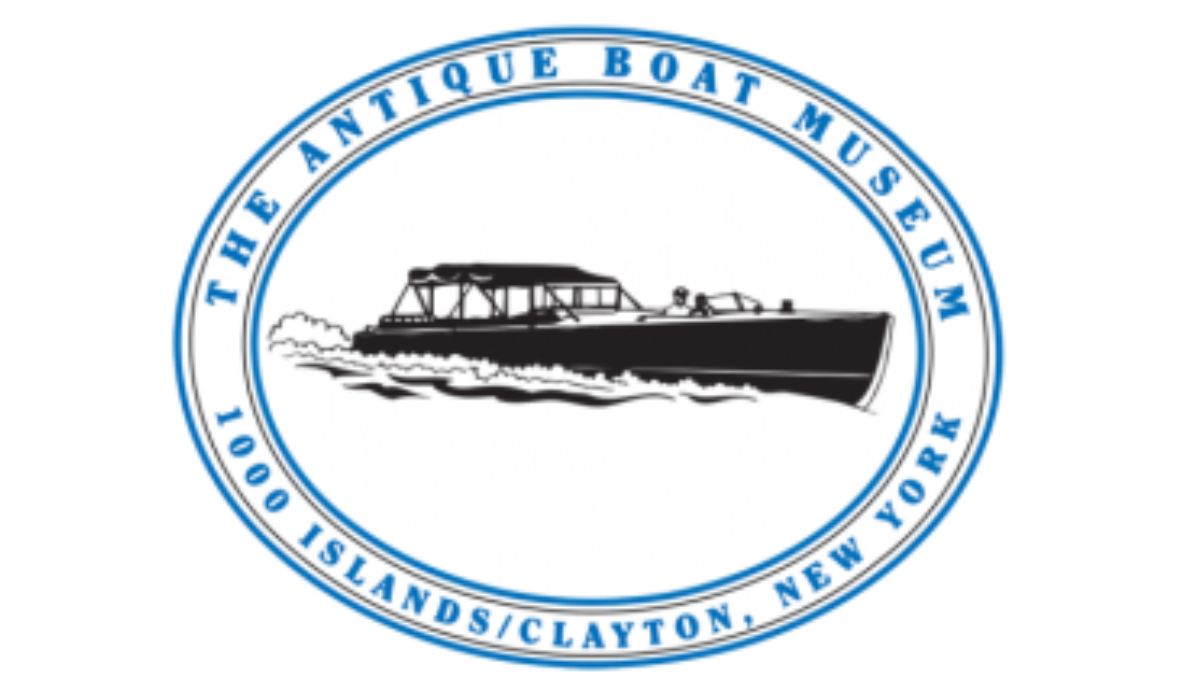 Antique Boat Museum waterfront campus with classic wooden boats and St Lawrence River views in Clayton New York