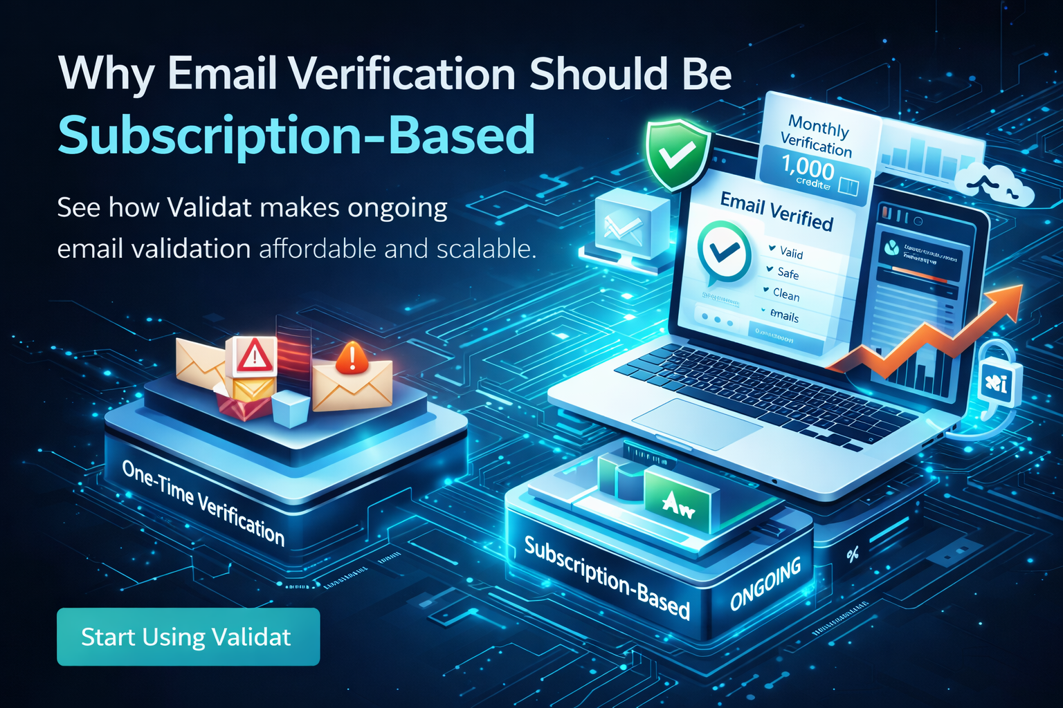 Why Email Verification Should Be Subscription-Based (And How Validat Leads the Way)