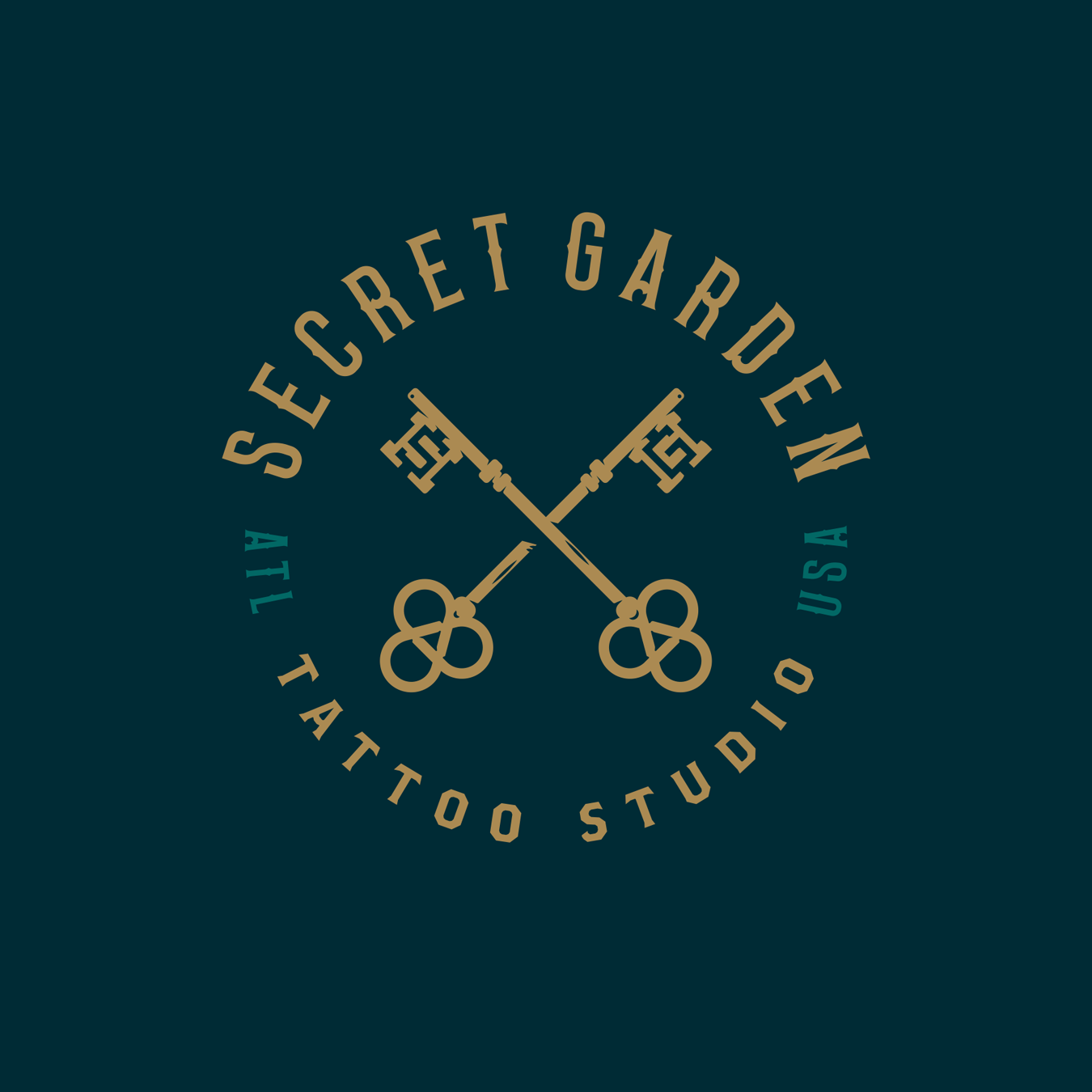 Secret Garden brand asssets: Circular Badge