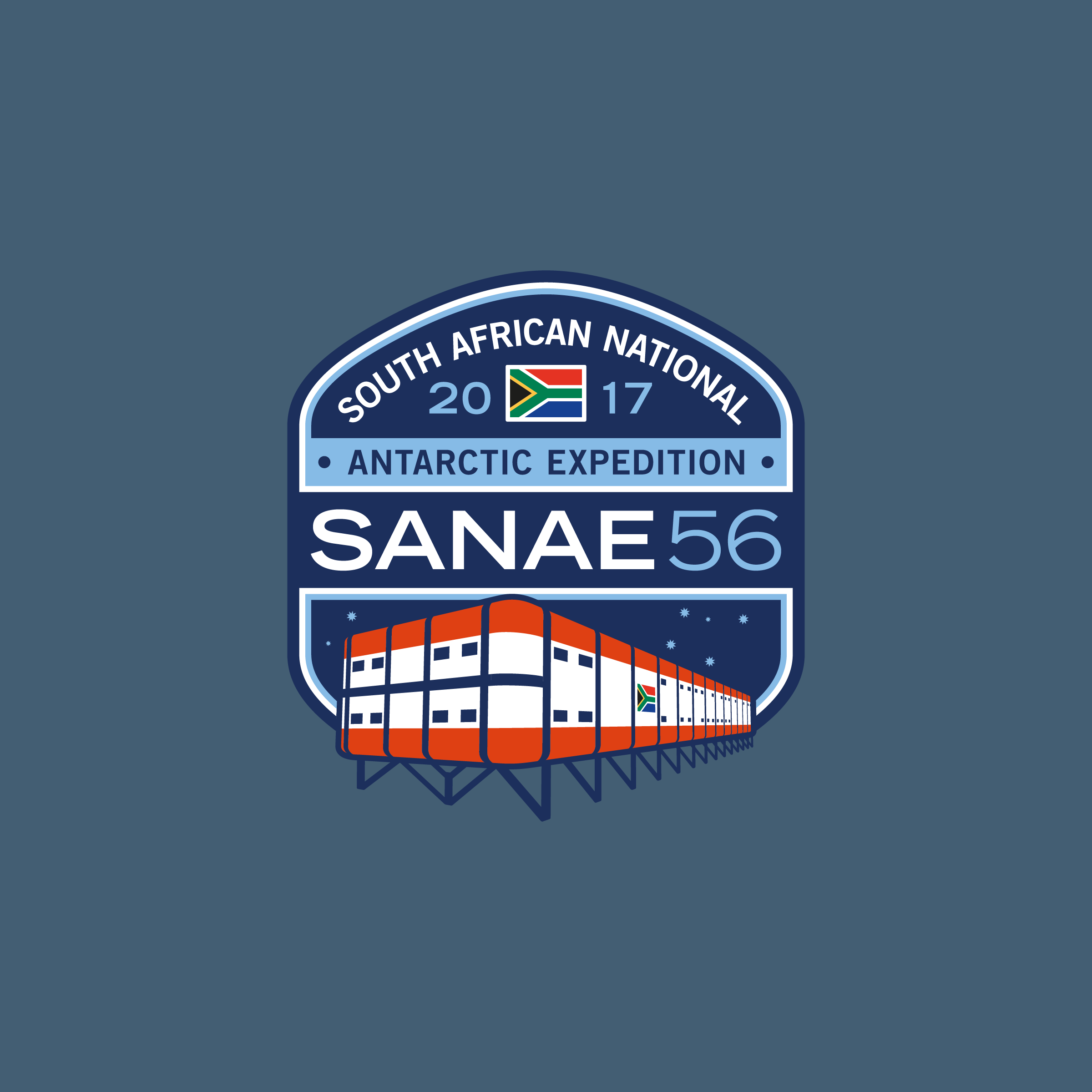 SANAE 56 badge design concept