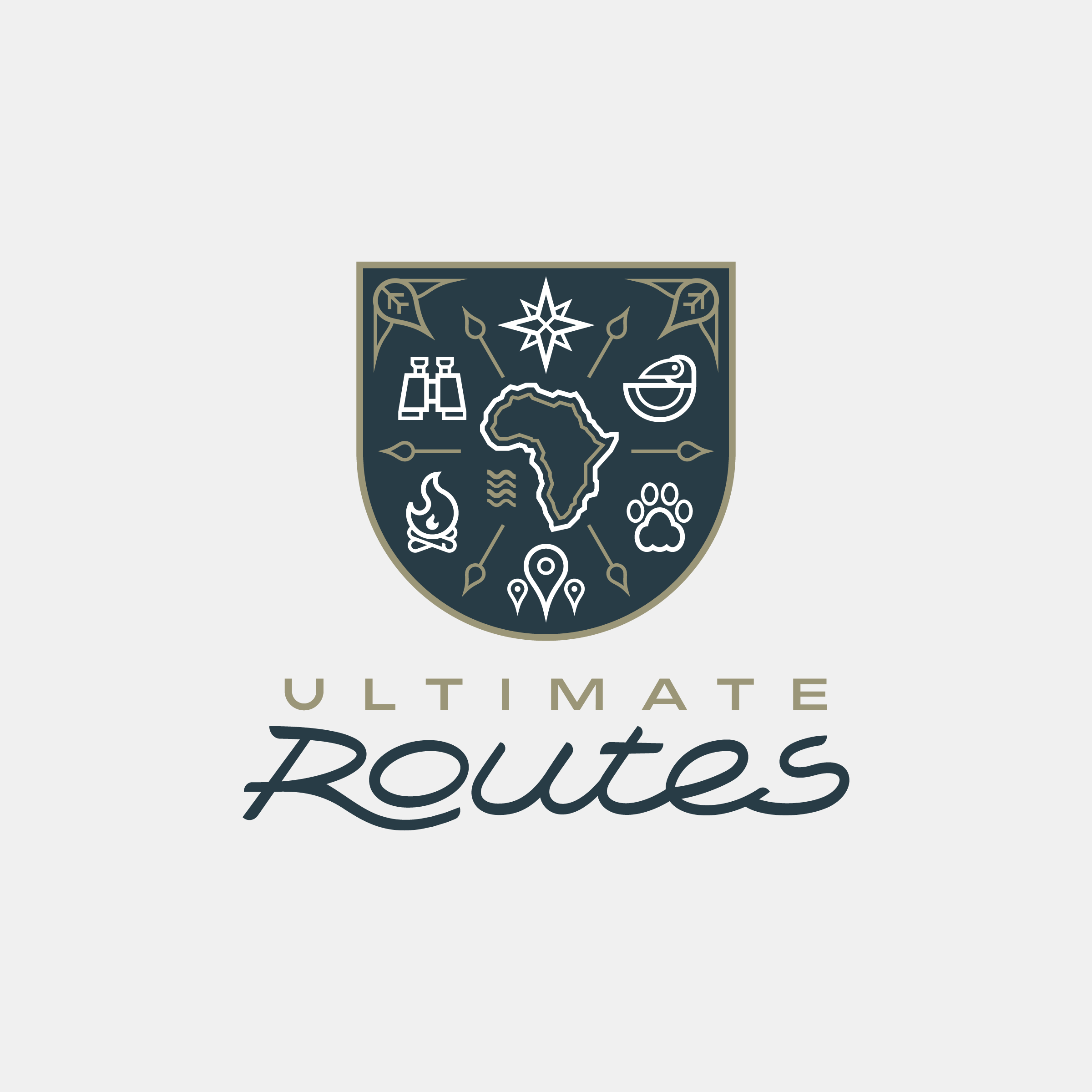 Ultimate Routes logo design