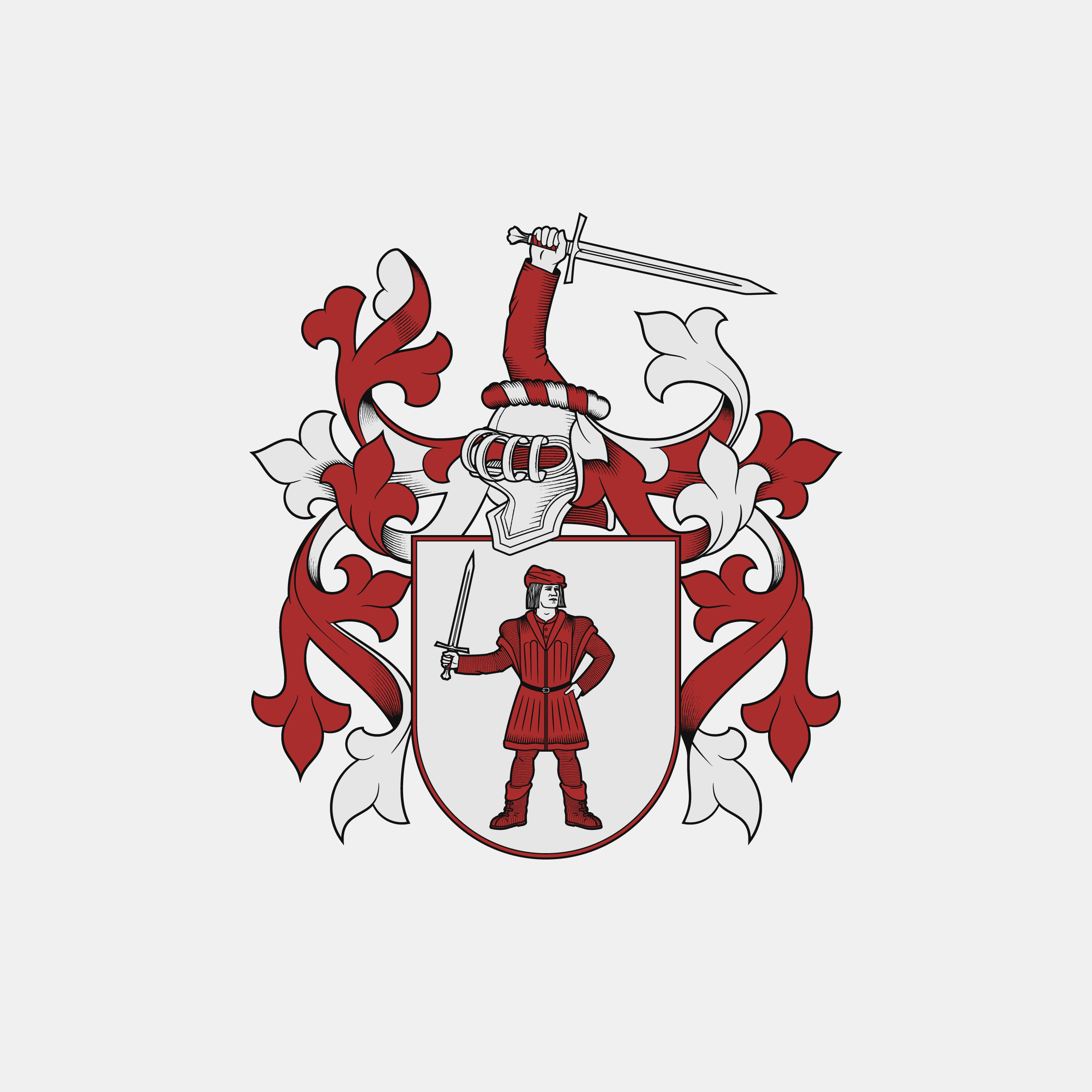 Krige family crest design