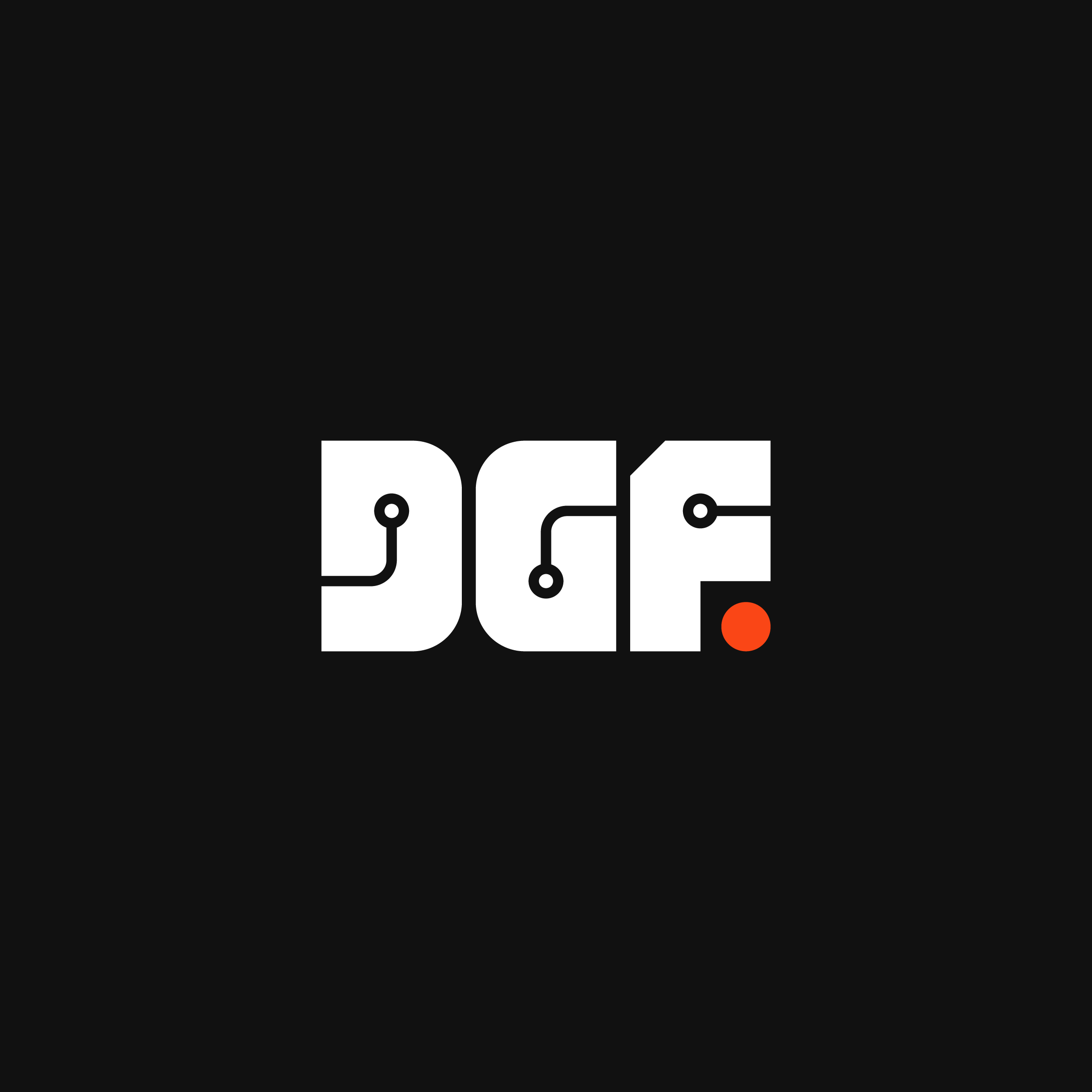 DGF logo design