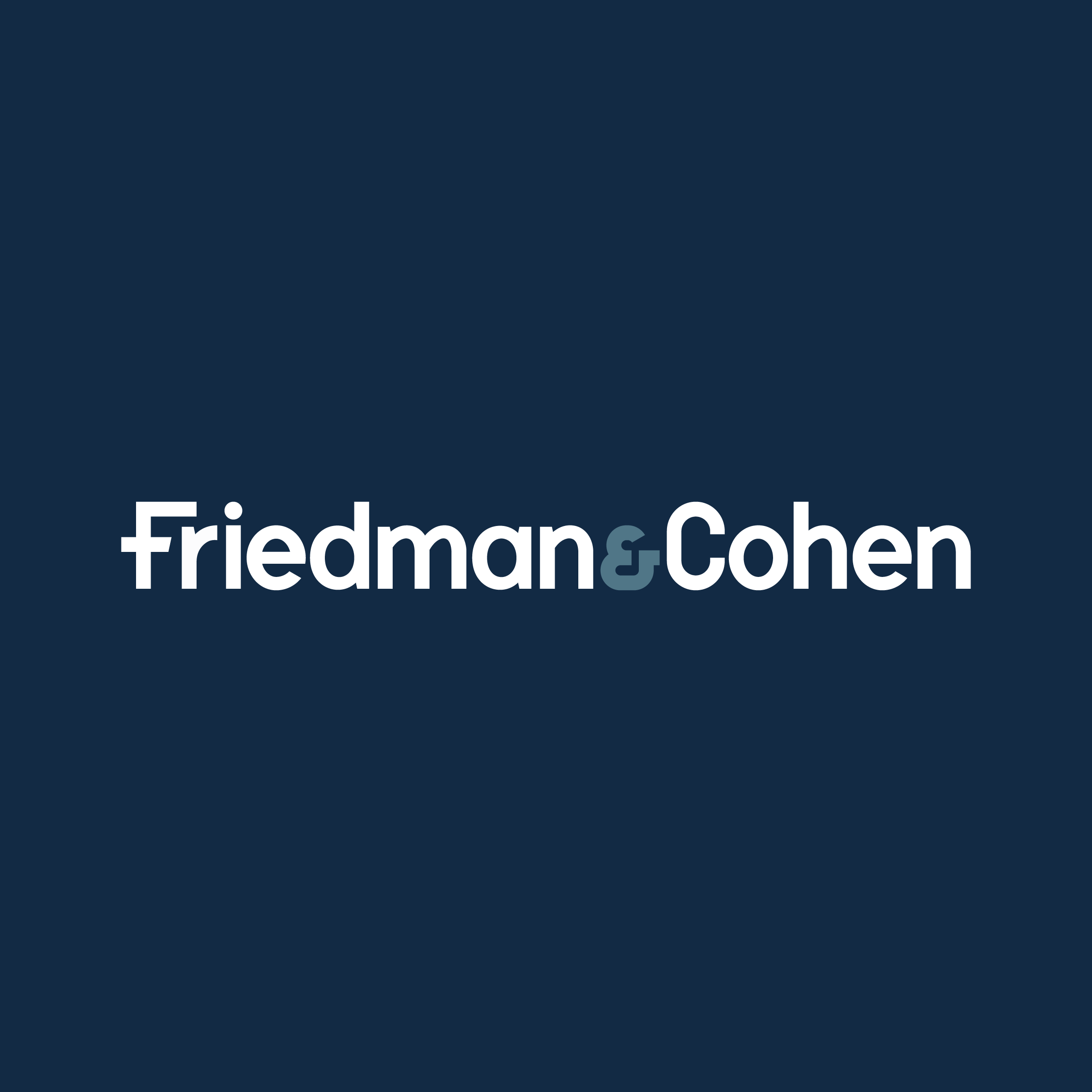 Friedman & Cohen logo design