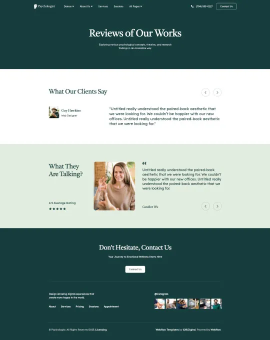 Screen Testimonials