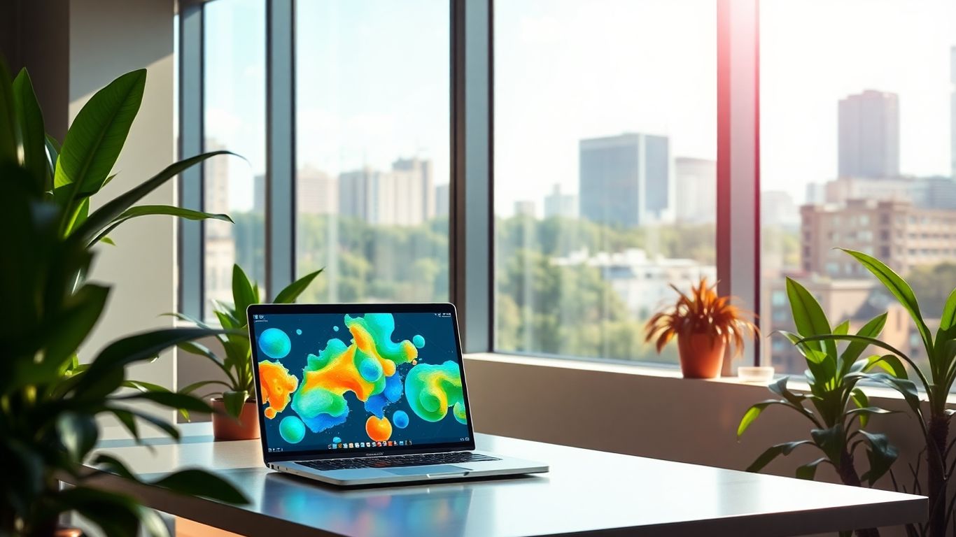 Sustainable business growth visualization