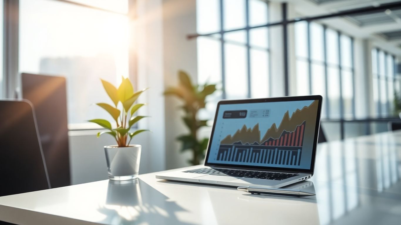 Karbon pricing tiers visualized with abstract financial data.