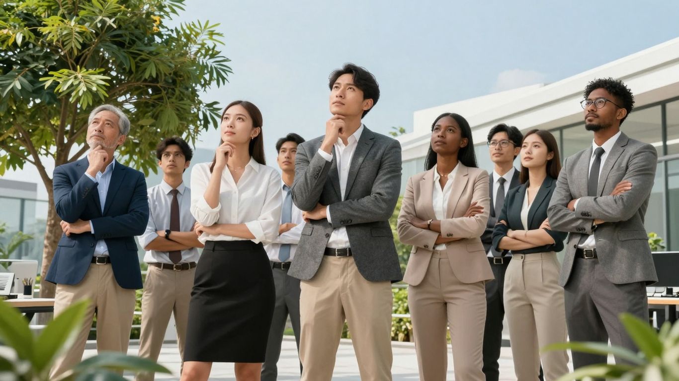 Professionals advancing careers with sustainability management MBA.