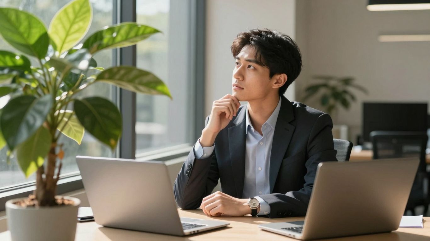 Professional advancing career in sustainability management.