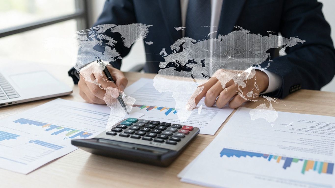 Financial documents and global connections for IFRS 18 impact.