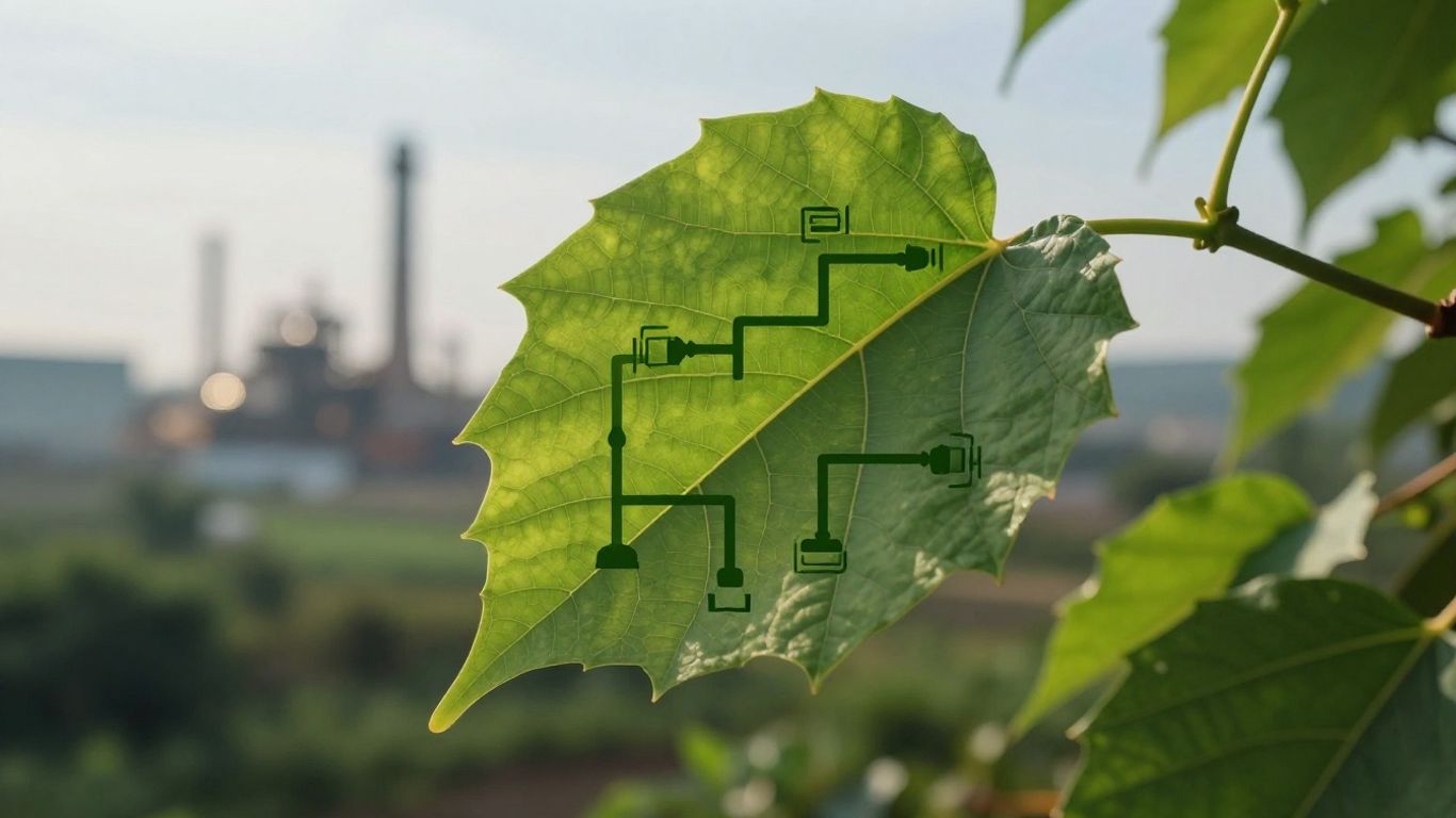 Sustainable operations and integrated supply chain visualized.
