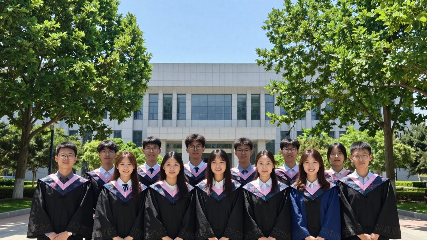 Students graduating with sustainability management degrees in Canada.