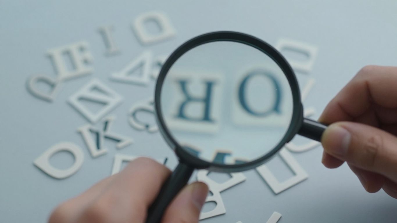 Magnifying glass over blurred letters, revealing the acronym CEDA.