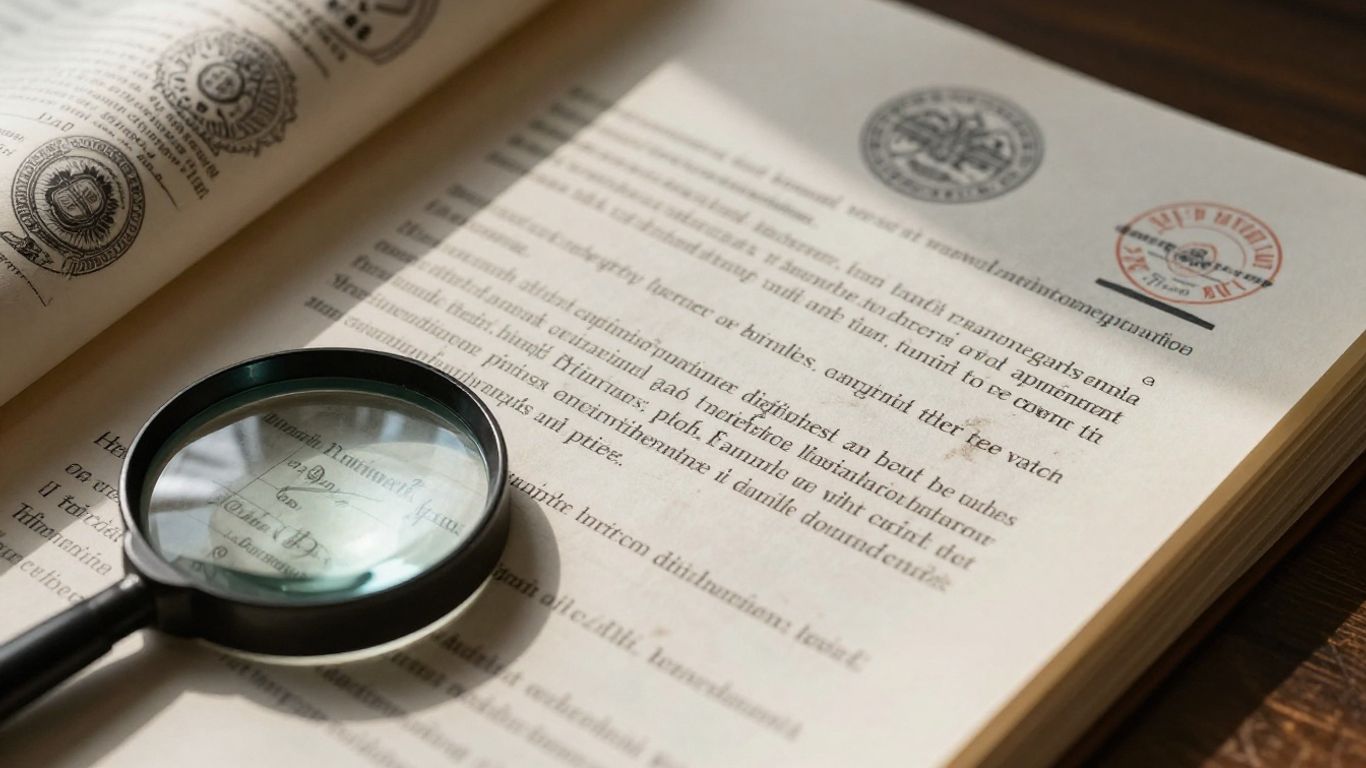 Legal document with seals and stamps, suggesting corporate reporting.