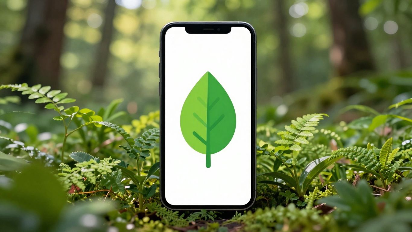 Smartphone app helping reduce environmental impact.