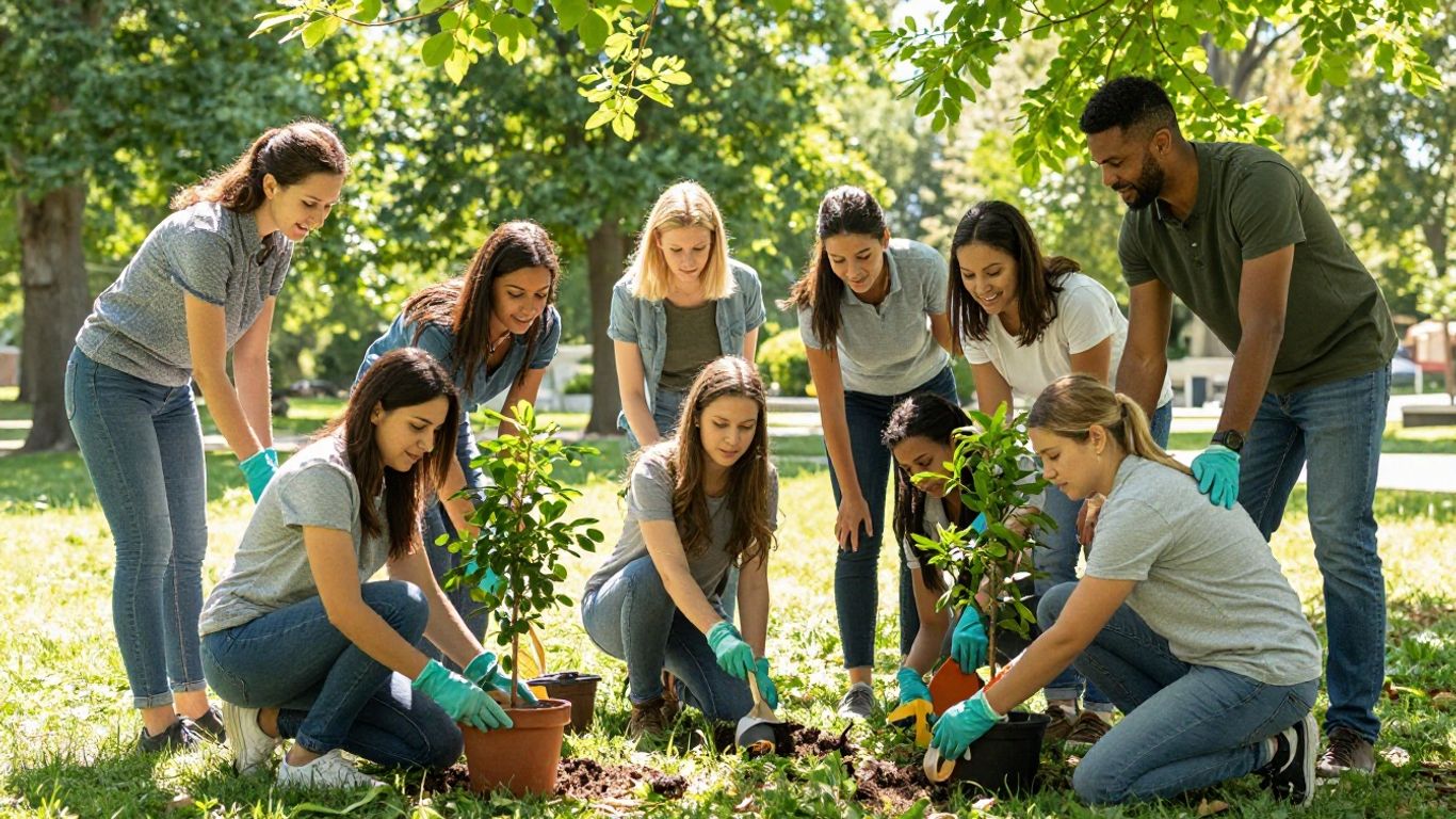 People actively engaged in environmental CSR activities.