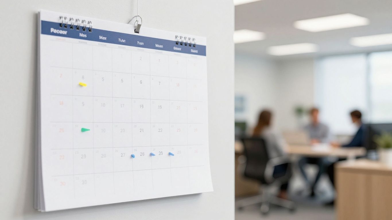 Global regulatory deadline timeline