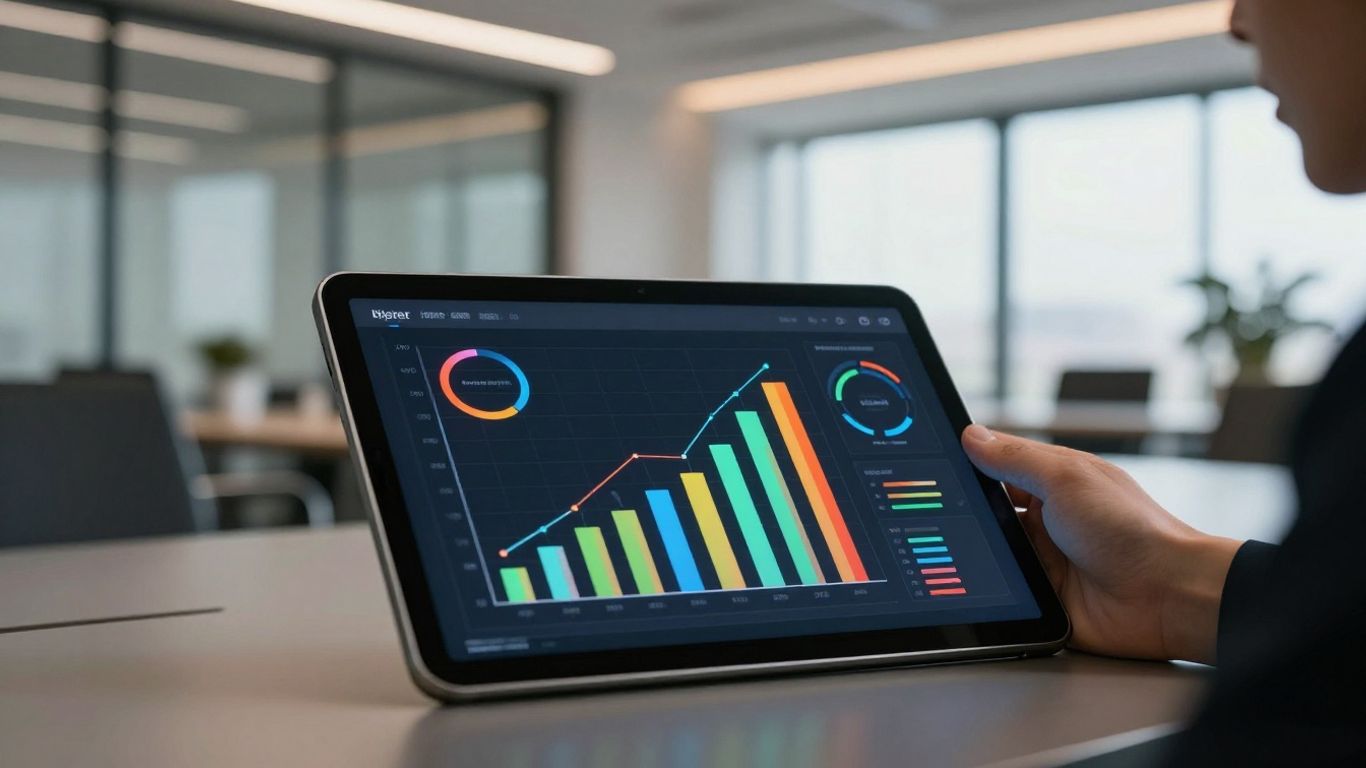 A modern software interface showing sustainability metrics