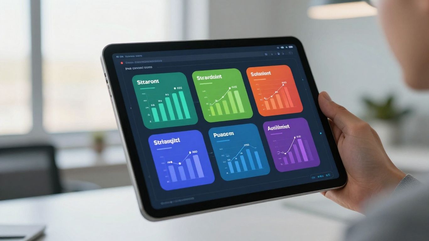 Advanced analytics visualization for climate strategy