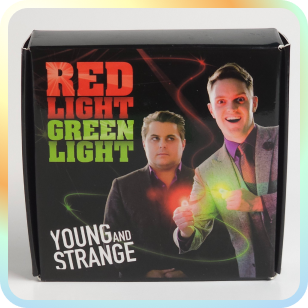 A picture of the Red light green light by illusionists Young and Strange