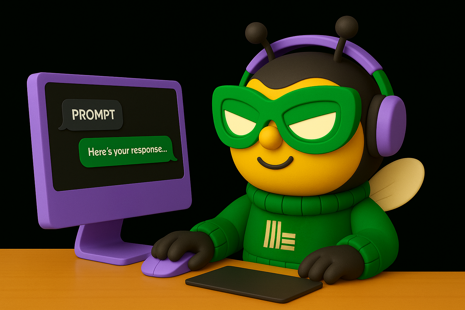 Lenny the Bee luxandlines agent prompting