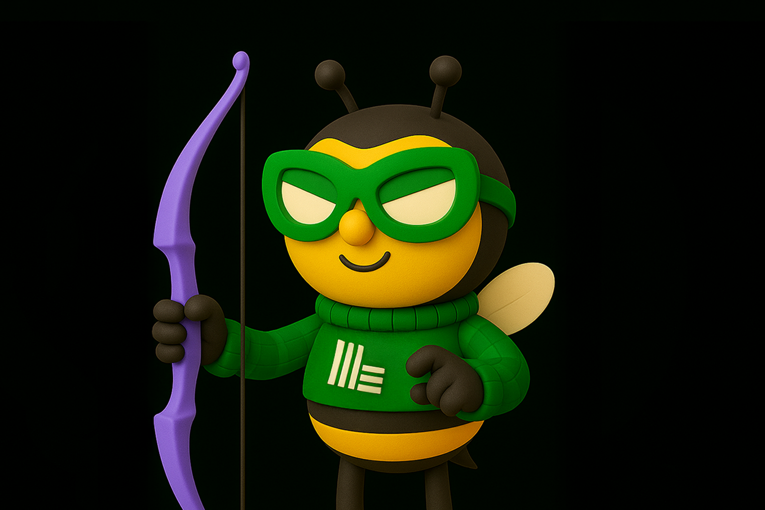 Lenny the Bee luxandlines agent setting up for a podcast