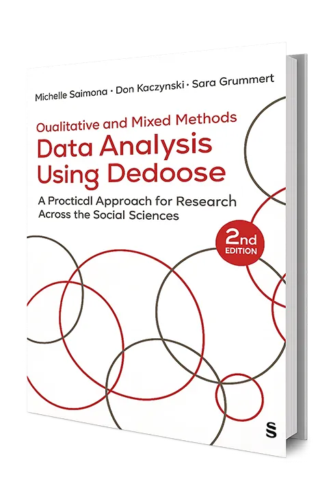 Image of the 2nd Edition of the Data Analysis Using Dedoose book cover 
