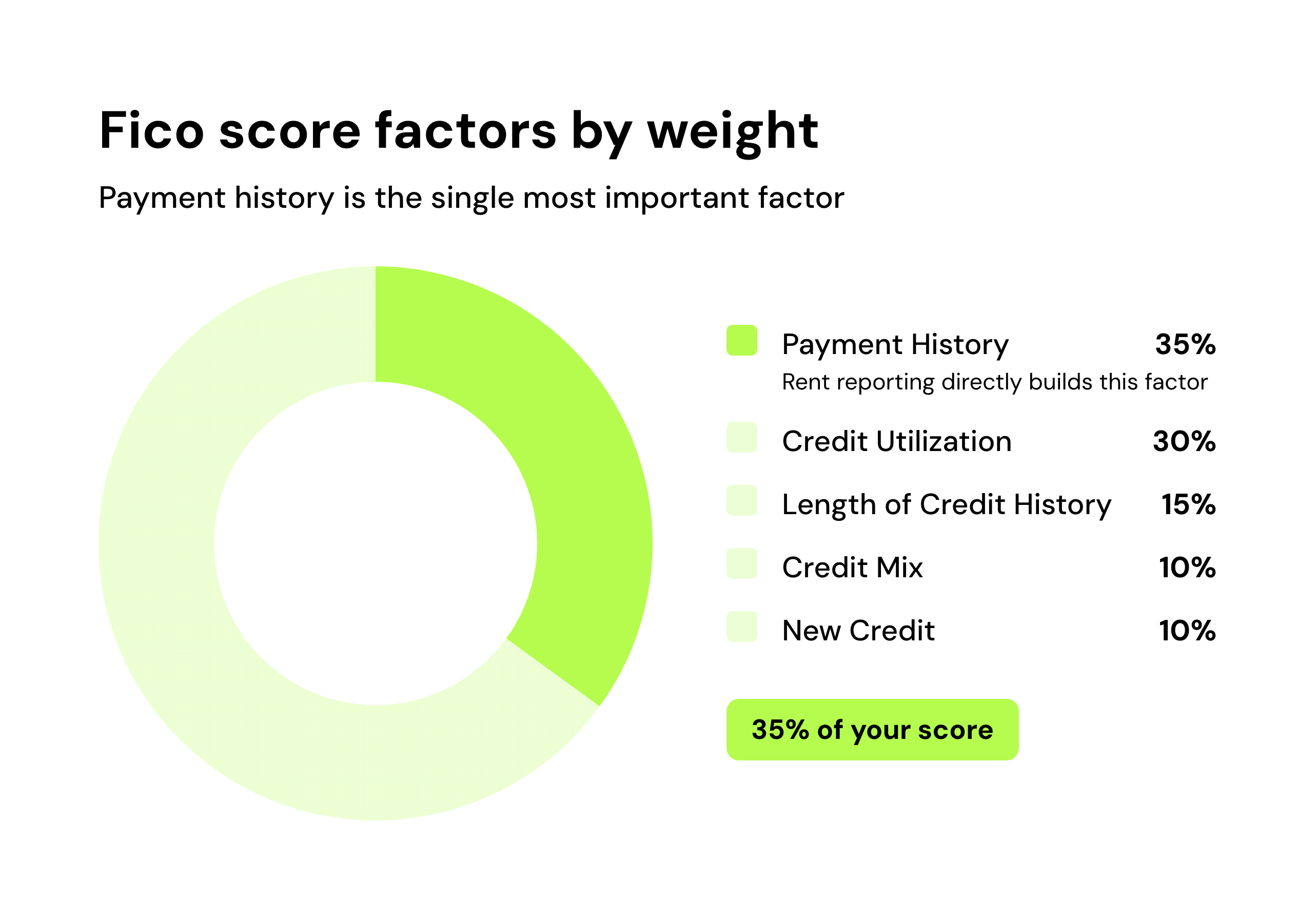 Fico score factors by weight