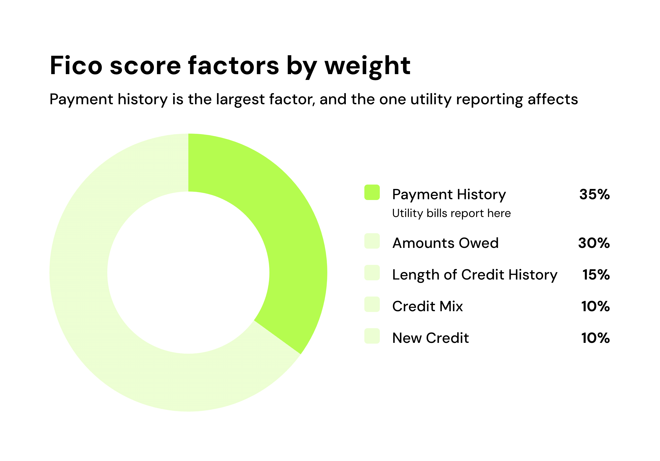 Fico score factors by weight