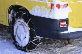 Snow Chains or Tires with Studs