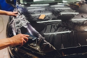 installation of car paint protection film in Tucson Az