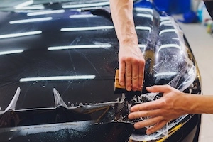 installation of car paint protection film in Tucson Az