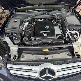 Close up of engine steam cleaning services at Cool Auto