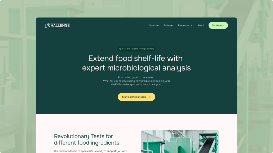 I-Challenge website design and development