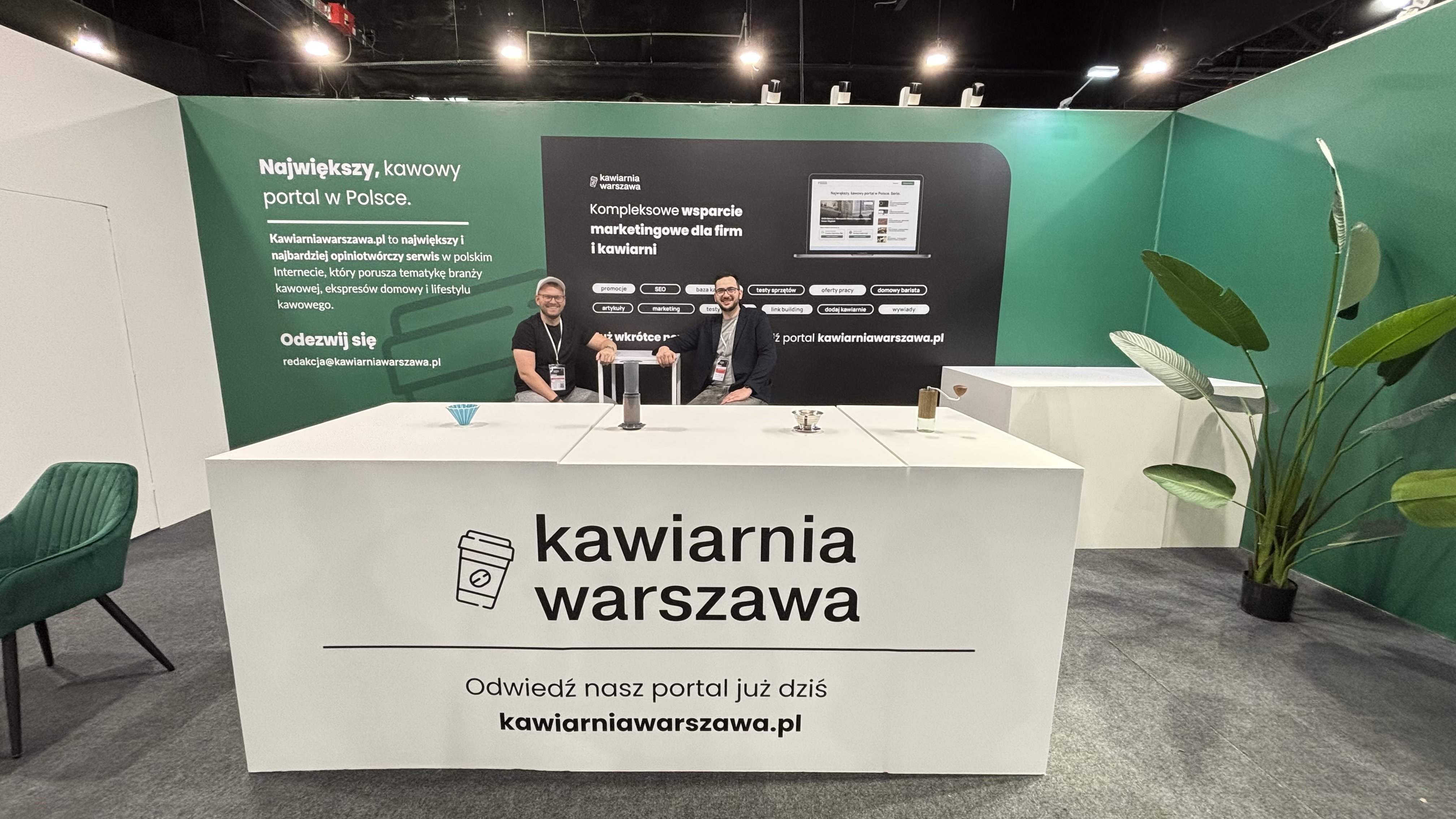 Kawiarniawarszawa na targach coffee europe expo