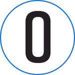 ODAIA O logo with blue circle around.