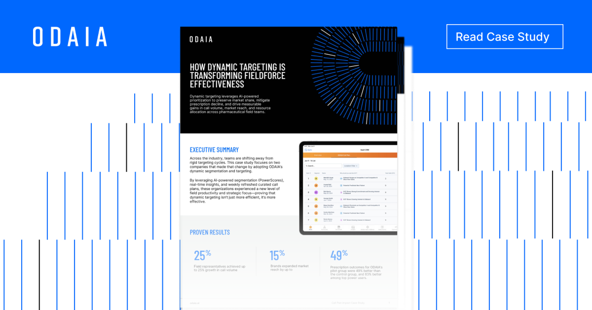 Line graphic background with a featured case study overlay.