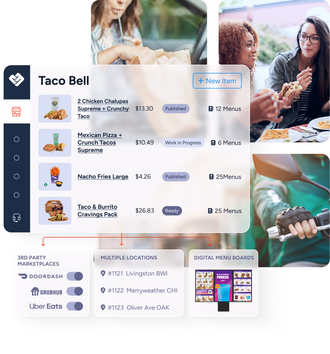 Support for restaurants when they need it